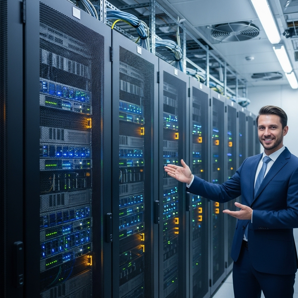 NordicCloud engineers managing virtual infrastructure